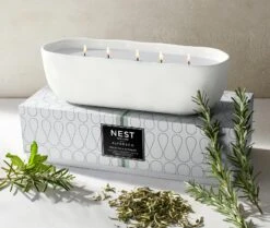 White Tea & Rosemary Alfresco Multi-Wick Decorative Candle -Scented Serenity Shop NESTNY ALF WTR CAN MULTI 3