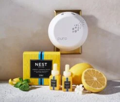 Amalfi Lemon & Mint Refill Duo For Pura Smart Home Fragrance Diffuser -Scented Serenity Shop NESTNY CORE AML DIF PURA REF 3