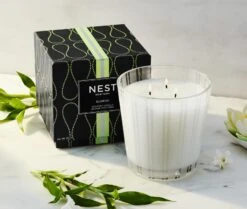 Bamboo 3-Wick Candle -Scented Serenity Shop NESTNY CORE BM CAN 3W 3