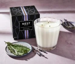 Cedar Leaf & Lavender 3-Wick Candle -Scented Serenity Shop NESTNY CORE CV CAN 3W 3