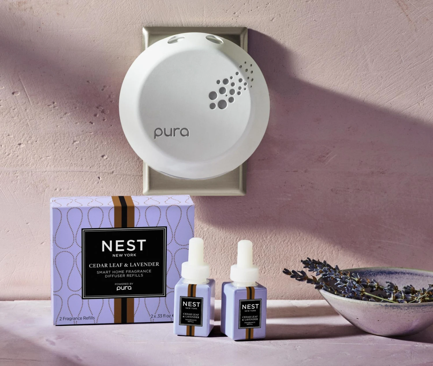 Cedar Leaf & Lavender Refill Duo For Pura Smart Home Fragrance Diffuser 3 Cedar Leaf & Lavender Refill Duo For Pura Smart Home Fragrance Diffuser - Image 3