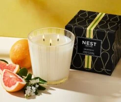 Grapefruit 3-Wick Candle -Scented Serenity Shop NESTNY CORE GF CAN 3W 3