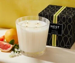 Grapefruit Luxury Candle -Scented Serenity Shop NESTNY CORE GF CAN LX 3