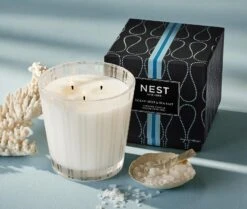 Ocean Mist & Sea Salt 3-Wick Candle 5 Ocean Mist & Sea Salt 3-Wick Candle -Scented Serenity Shop NESTNY CORE OS CAN 3W 3