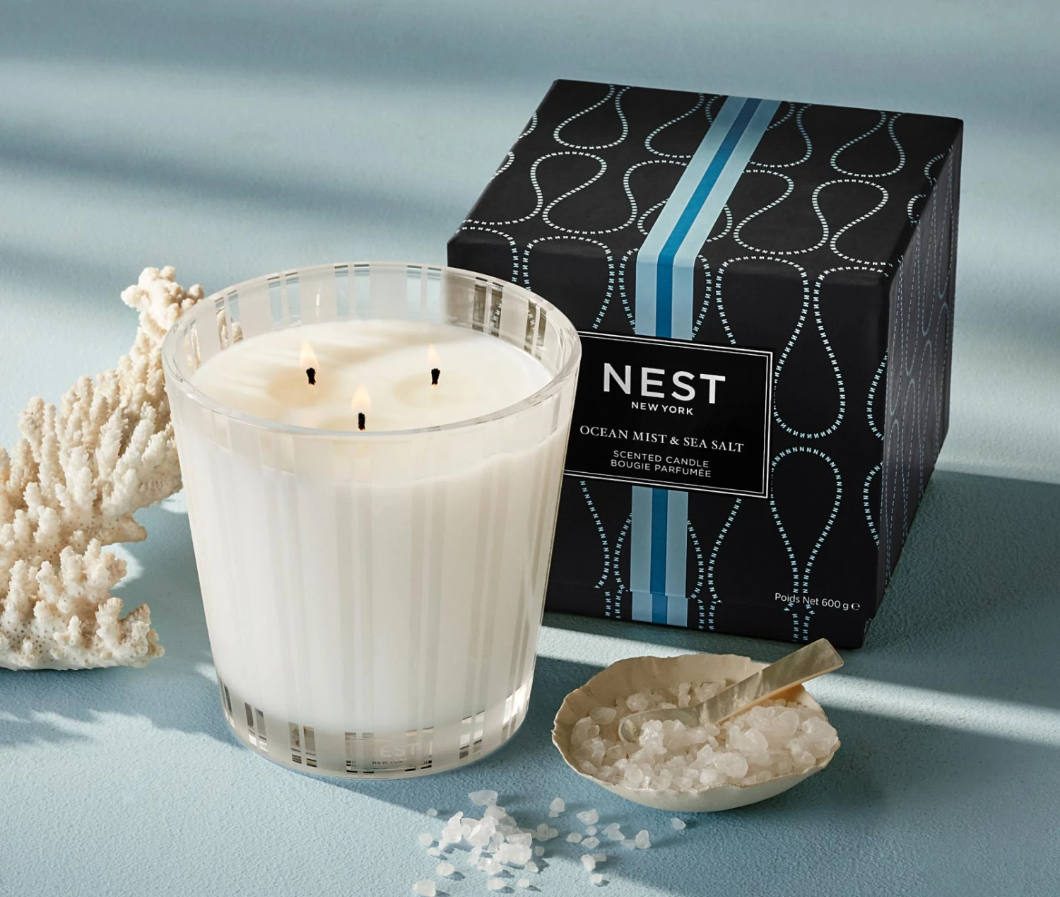 Ocean Mist & Sea Salt 3-Wick Candle 3 Ocean Mist & Sea Salt 3-Wick Candle - Image 3