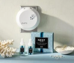 Ocean Mist & Sea Salt Refill Duo For Pura Smart Home Fragrance Diffuser -Scented Serenity Shop NESTNY CORE OS DIF PURA REF 3