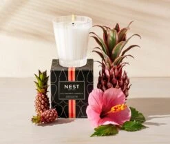 Red Pineapple & Hibiscus Classic Candle 6 Red Pineapple & Hibiscus Classic Candle -Scented Serenity Shop NESTNY CORE RPH CAN CL 3