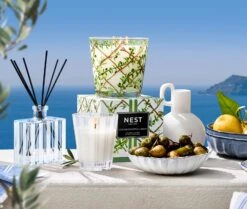 Santorini Olive & Citron Specialty 3-Wick Candle -Scented Serenity Shop NESTNY CORE SOC CAN 3W SPEC 4