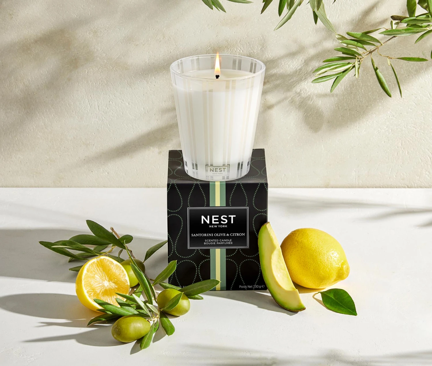 Santorini Olive & Citron Classic Candle 3 Santorini Olive & Citron Classic Candle - Image 3