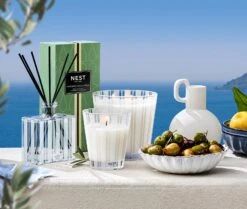 Santorini Olive & Citron Classic Candle 7 Santorini Olive & Citron Classic Candle -Scented Serenity Shop NESTNY CORE SOC CAN CL 4