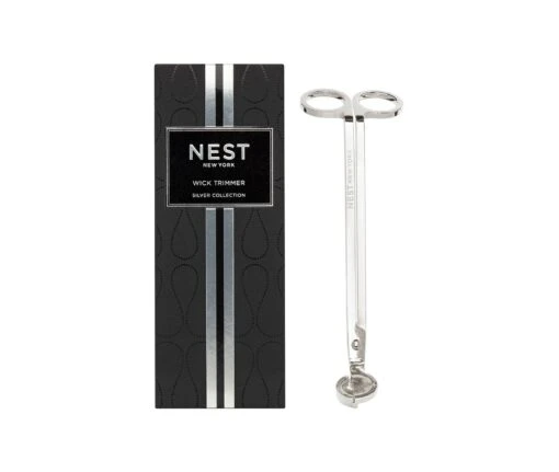 Silver Wick Trimmer -Scented Serenity Shop NESTNY SILVER WICKT 1 white background