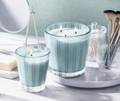 Driftwood & Chamomile 3-Wick Candle -Scented Serenity Shop NESTNY WELL DC CAN 3W 4