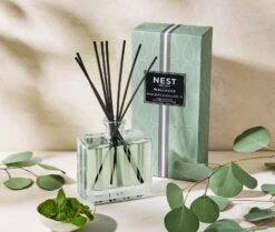 Wild Mint & Eucalyptus Reed Diffuser -Scented Serenity Shop NESTNY WELL ECS DIF REED 3