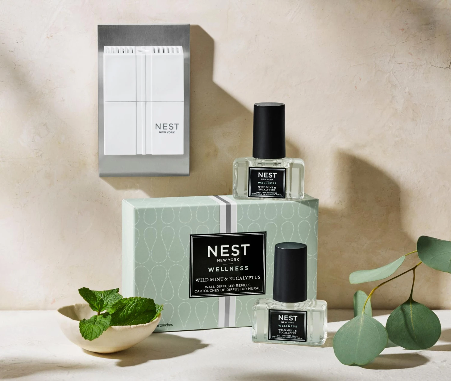 Wild Mint & Eucalyptus Refills For Wall Diffuser 3 Wild Mint & Eucalyptus Refills For Wall Diffuser - Image 3
