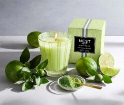 Lime Zest & Matcha Classic Candle -Scented Serenity Shop NESTNY WELL LZM CAN CL 3