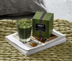 NEST New York X Bearaby Midnight Moss & Vetiver Gift Set -Scented Serenity Shop NESTNY WILD MV SET BLANKET 3
