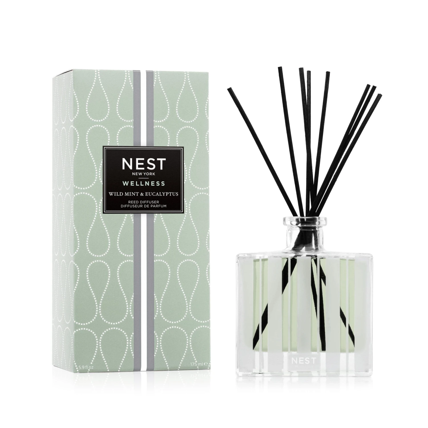 Wild Mint & Eucalyptus Reed Diffuser 1 Wild Mint & Eucalyptus Reed Diffuser