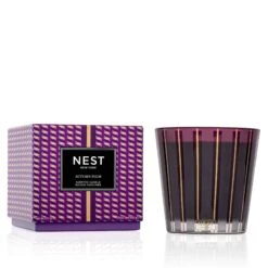 Autumn Plum Candle + Diffuser -Scented Serenity Shop nestnewyork autumnplum candle 3wick 1