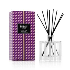 Autumn Plum Candle + Diffuser -Scented Serenity Shop nestnewyork autumnplum reeddiffuser 1