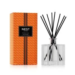 Pumpkin Chai Candles + Diffusers -Scented Serenity Shop nestnewyork pumpkinchai reeddiffuser 1