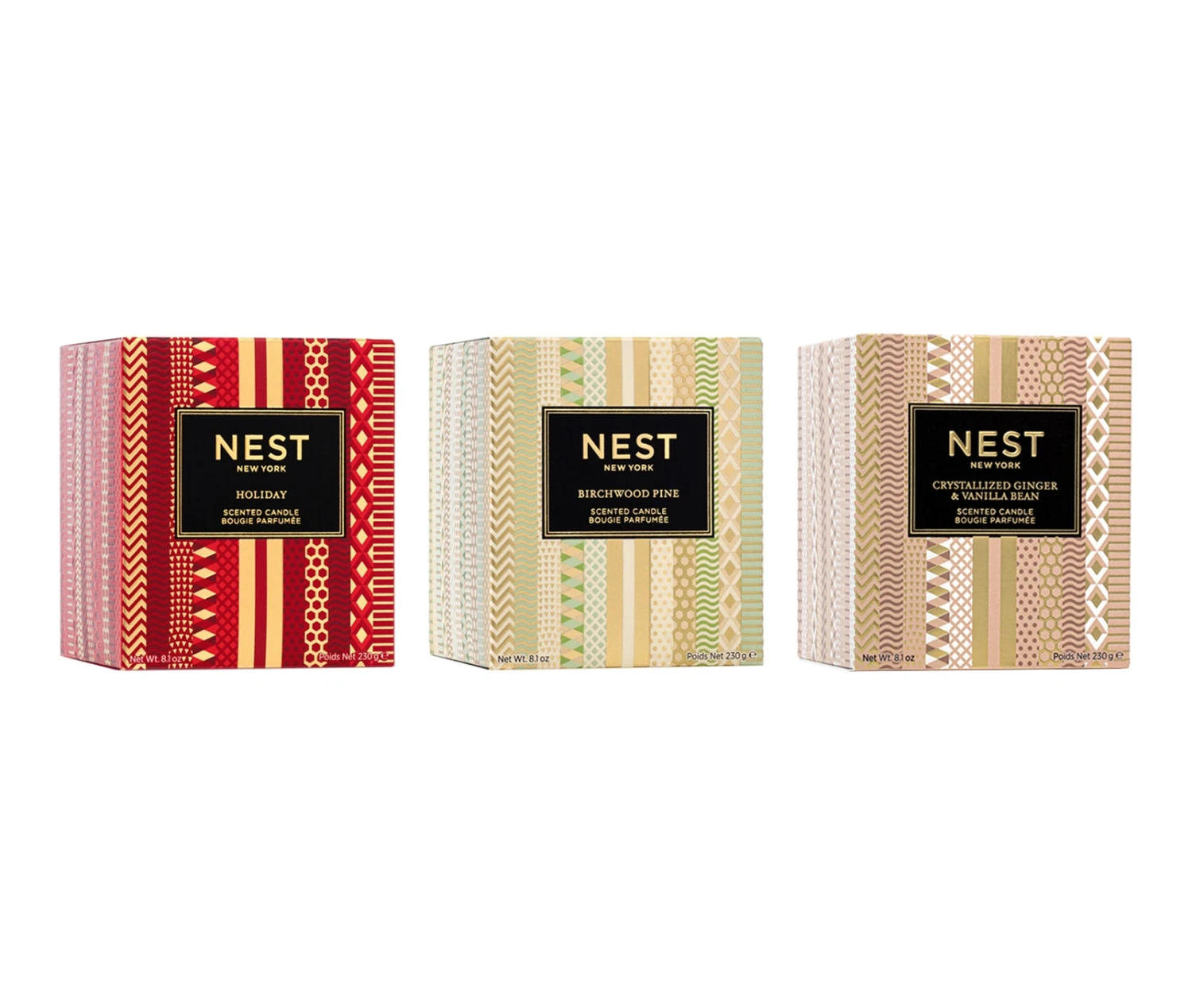 Festive Classic Candle Trio 1 Festive Classic Candle Trio